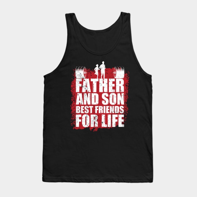 Father and Son Best Friend Tank Top by Norzeatic